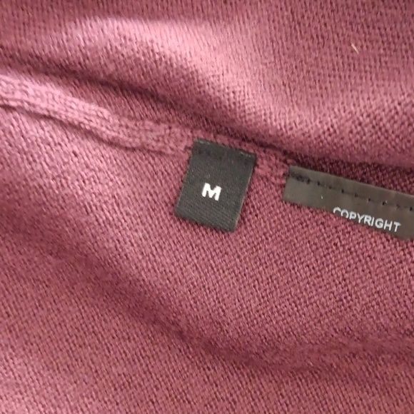 THE KOOPLES Burgundy Merino Wool Skull Sweater M - Picture 4 of 4